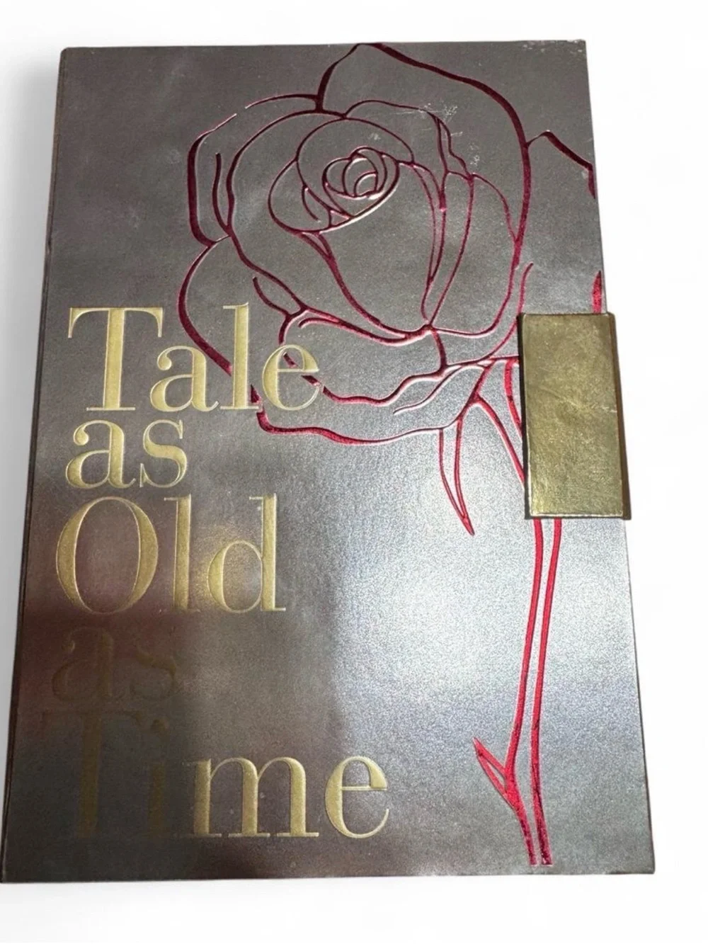 LORAC Tale as Old Time Eyeshadow Palette — Metallic Gray with Red Rose Detail